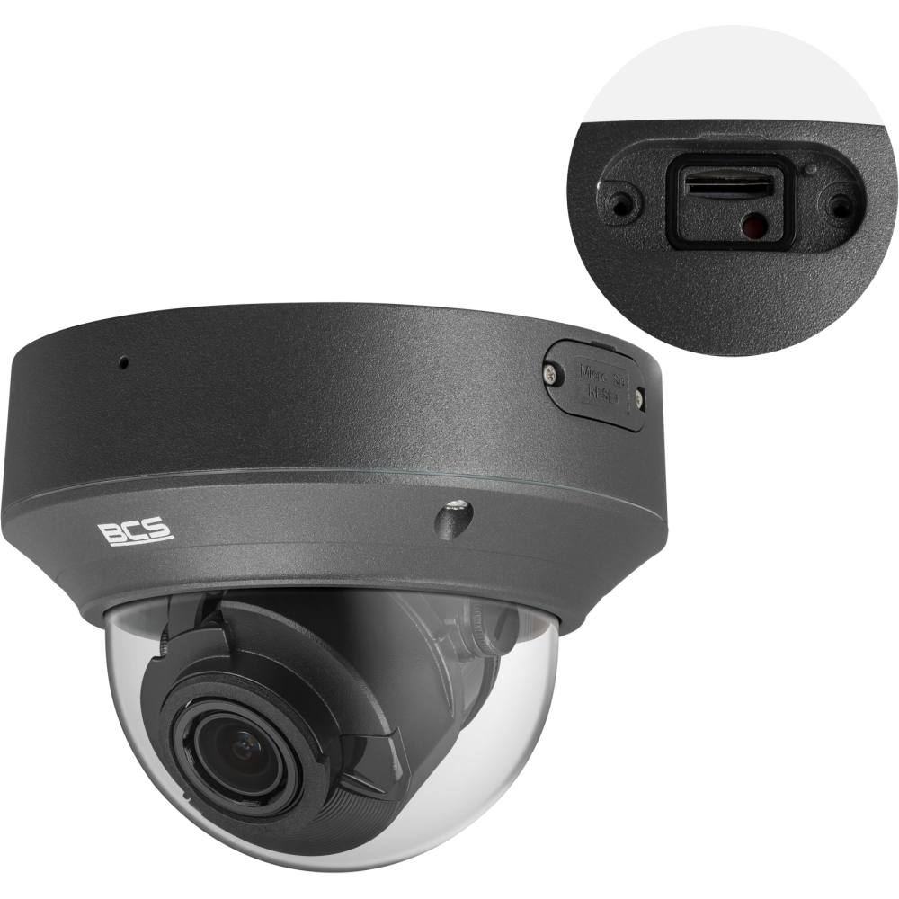 Kamera IP kopułowa 4Mpx BCS-P-DIP54VSR4-Ai2-G BCS POINT - obrazek 6