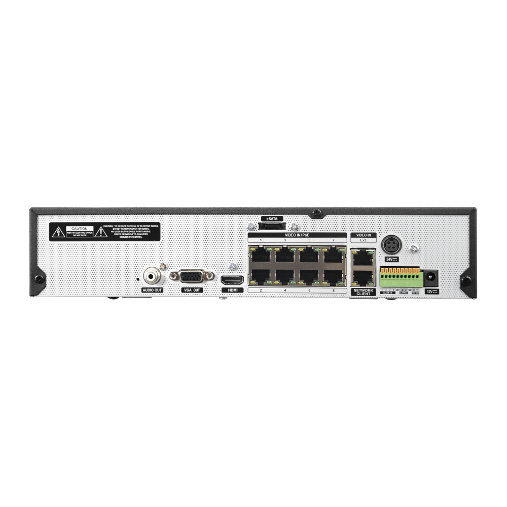 8 kanałowy rejestrator IP BCS-U-NVR0802-A-4K-8P(6TB) BCS ULTRA - obrazek 5