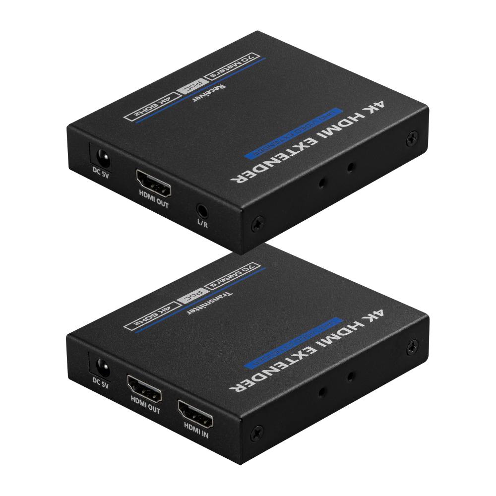 Extender sygnału HDMI przez skrętke UTP CAT6/6A/7 BCS-UTP-HDMI-4K-SET BCS UNIVERSAL - obrazek 5