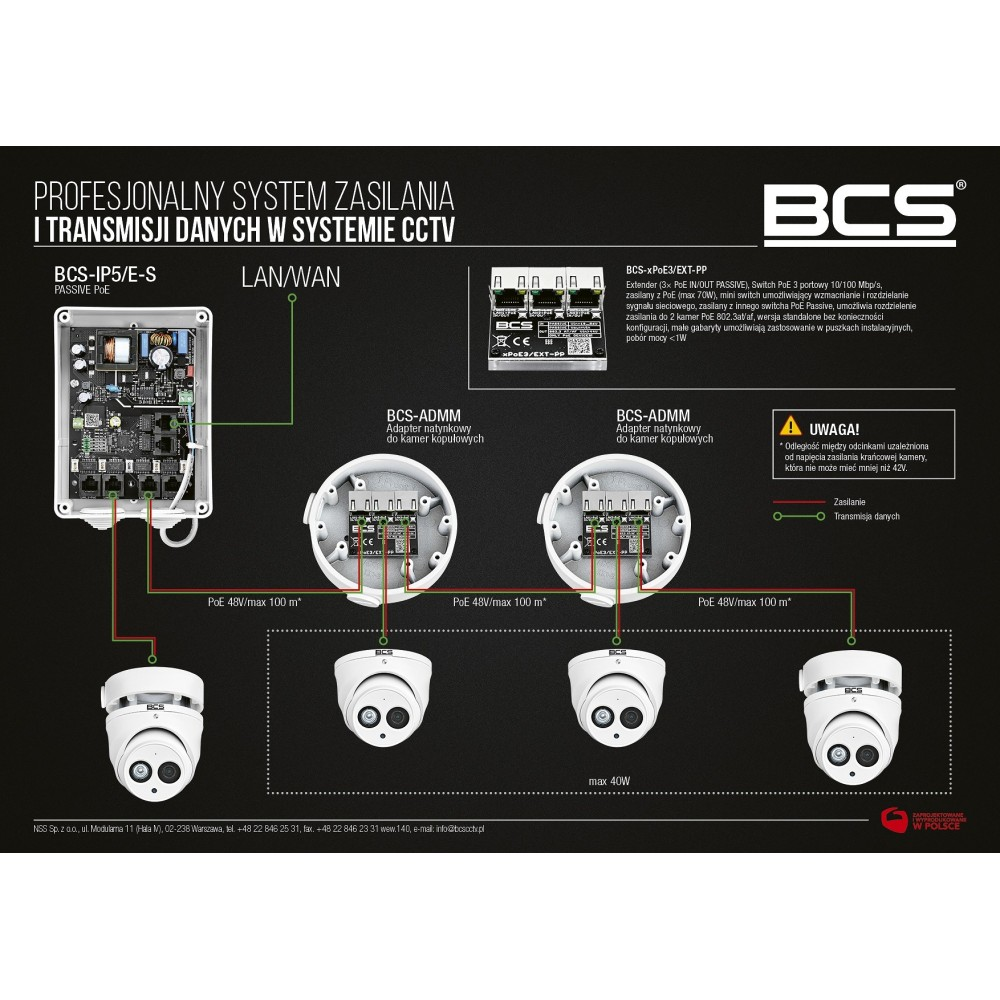 BCS-xPoE3/EXT-PP BCS POWER - obrazek 6