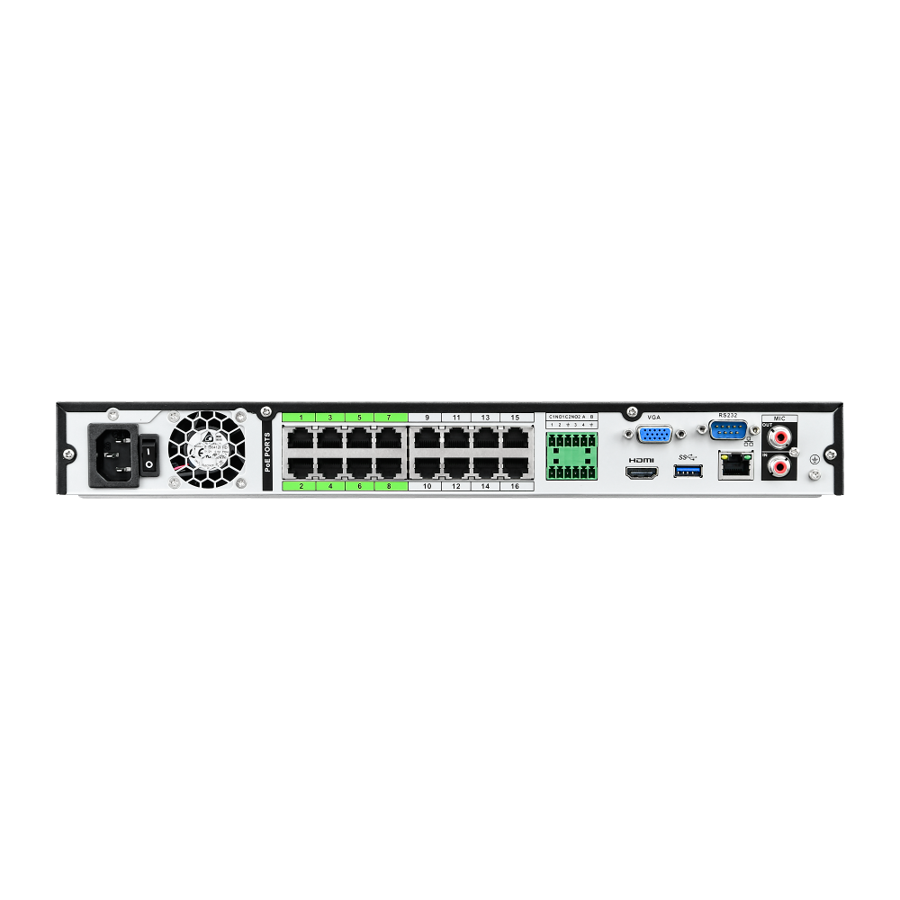 16 kanałowy rejestrator IP BCS-L-NVR1602-A-4KE-16P(2L) BCS LINE - obrazek 5