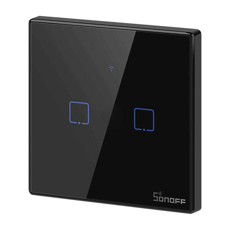Dotykowy włącznik światła WiFi + RF 433 Sonoff T3 EU TX (2-kanałowy) - obrazek 3