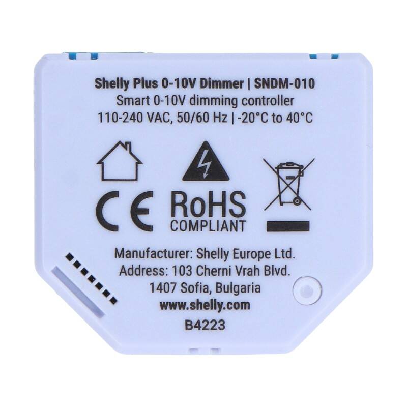 Ściemniacz SHELLY Plus 0-10V Dimmer Wi-Fi BT - obrazek 4