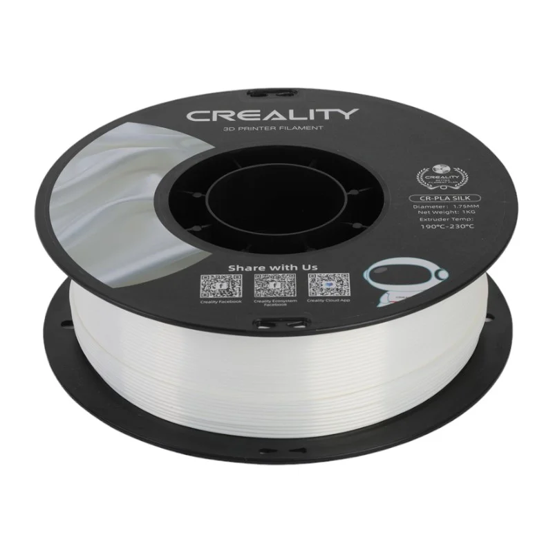 Filament CREALITY CR-Silk PLA PLA 1.75mm (biały) - obrazek 3