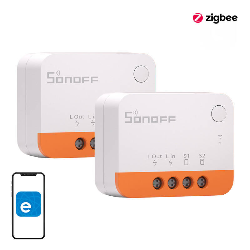 Inteligentny mini przełącznik ZigBee Sonoff ZBMINIL2 (2 szt.)