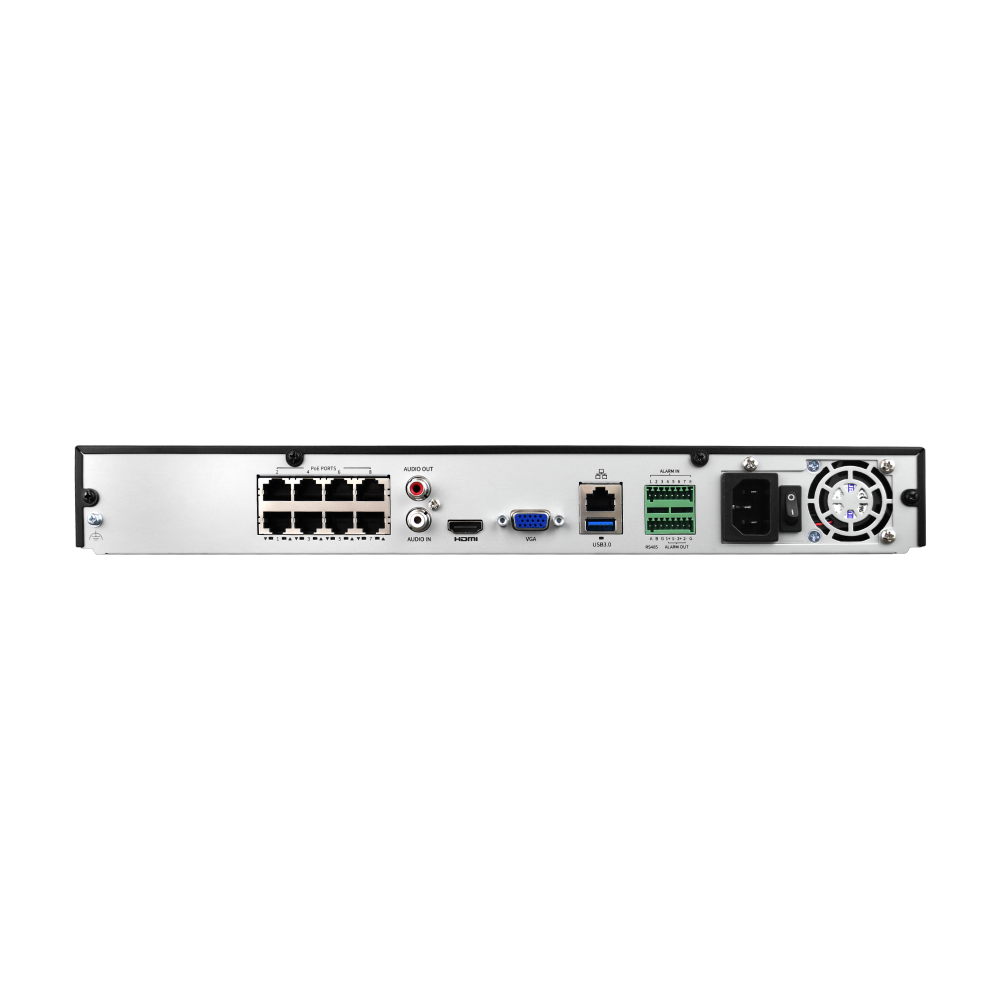 8 kanałowy rejestrator IP BCS-P-NVR0802-A-4KE-8P(3) BCS POINT - obrazek 6