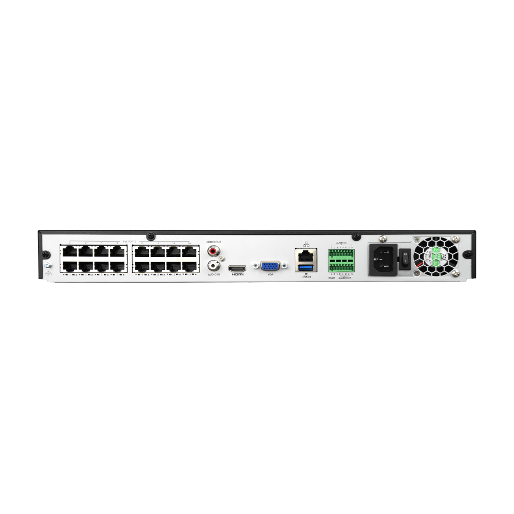 16 kanałowy rejestrator IP BCS-P-NVR1602-A-4KE-16P(3) BCS POINT - obrazek 6