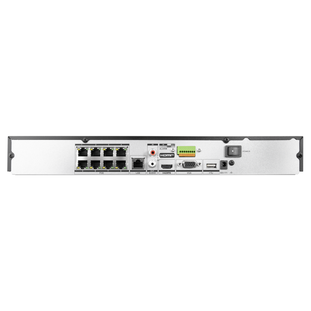 8 kanałowy rejestrator IP BCS-V-NVR0802-A-4KE-8P(3) BCS VIEW - obrazek 6