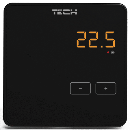 Bezprzewodowy Regulator Pokojowy R-8z Czarny WG.11.0304 - Nowoczesne Sterowanie Temperaturą