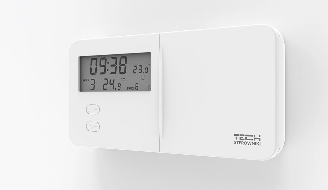 Przewodowy Regulator Pokojowy T-9.1 Biały WG.11.0795 - Efektywne Sterowanie Temperaturą - obrazek 3