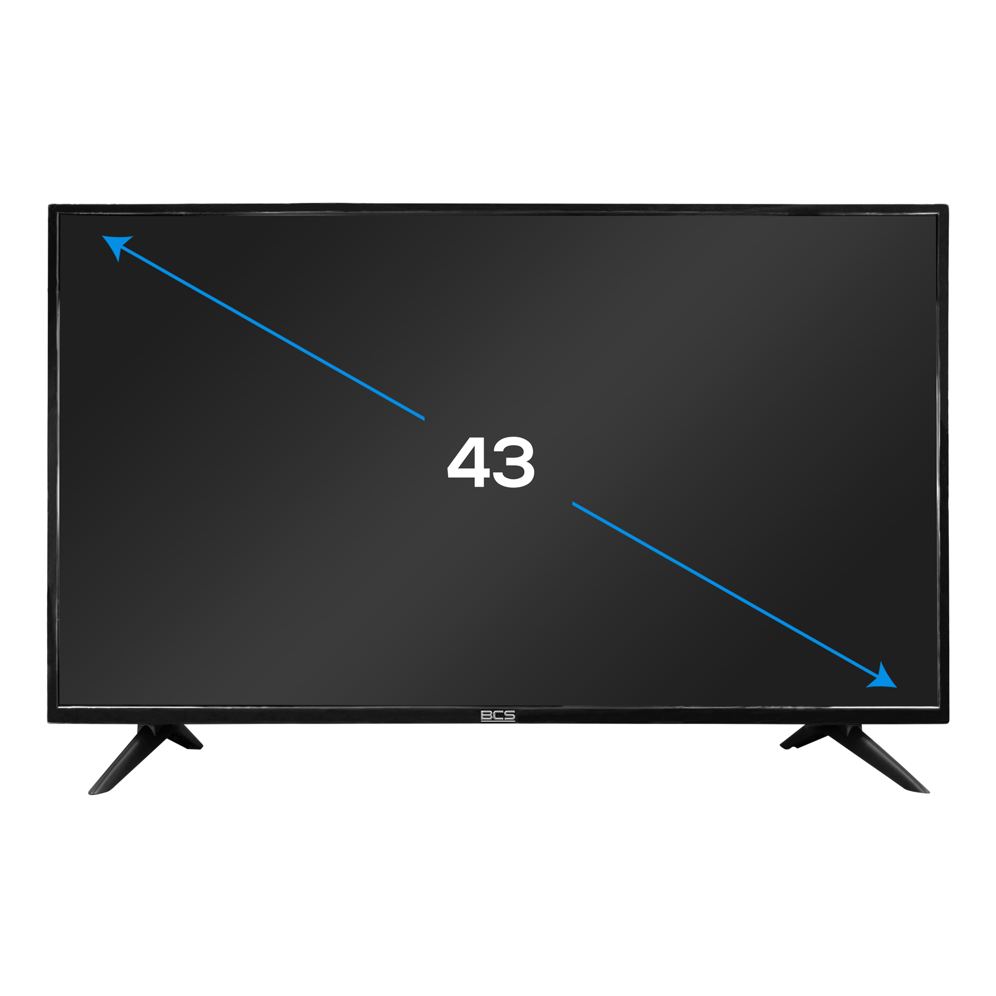 BCS-MLED43FHD: Nowoczesny Monitor LED 43'' Full HD - Idealny do Twojego Monitoringu - obrazek 2