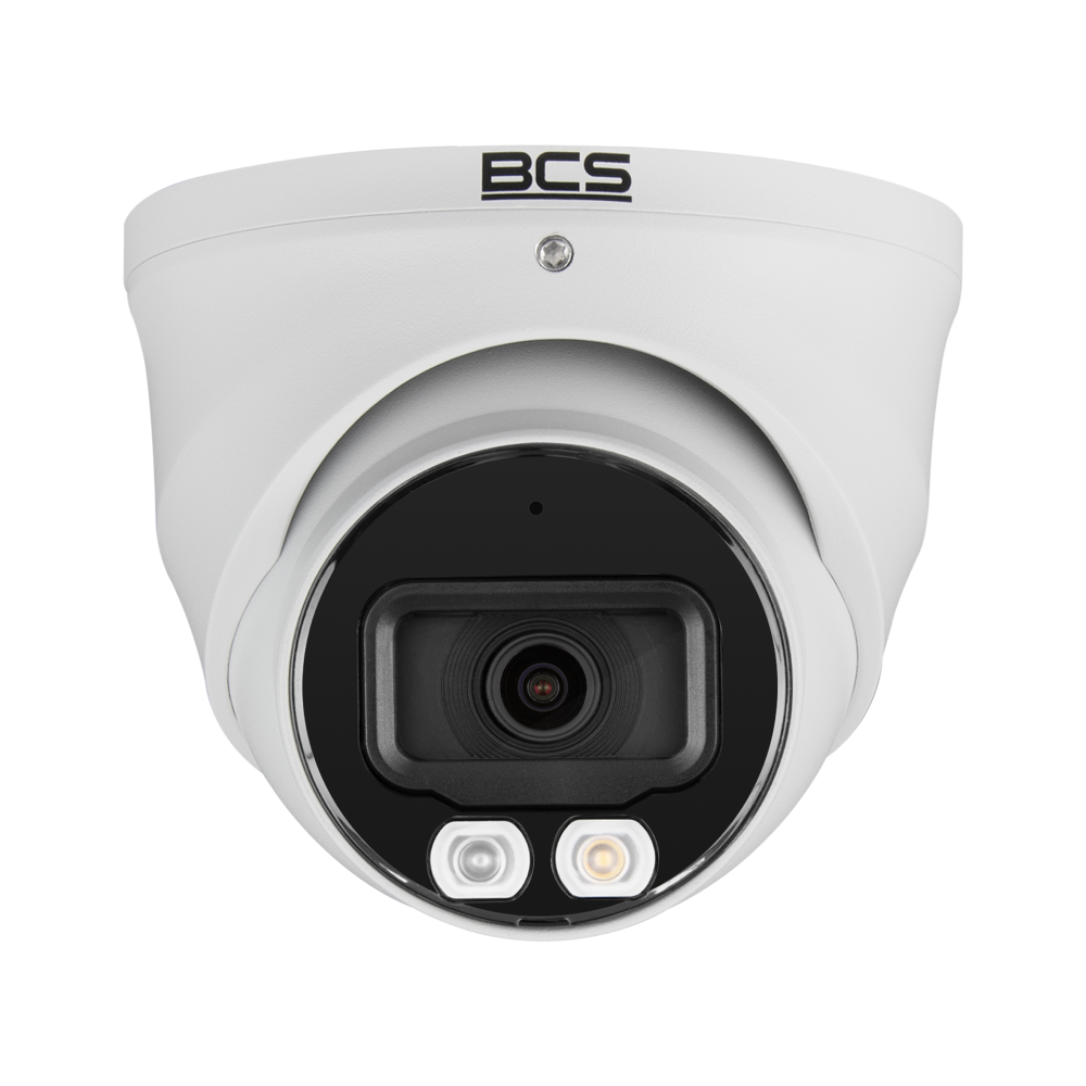 BCS-L-EIP14FSR3L3-AI – kamera IP kopułowa 4 Mpx z AI SMD, IR i WhiteLight 30 m, PoE, IP67