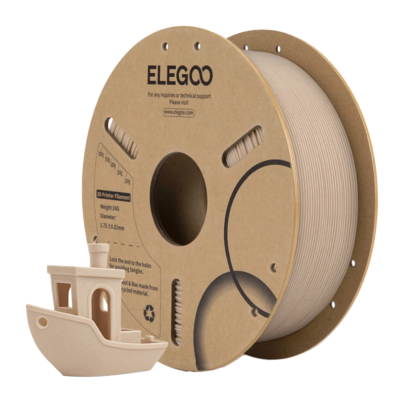 Filament PLA Wood (jasny dąb) - obrazek 2